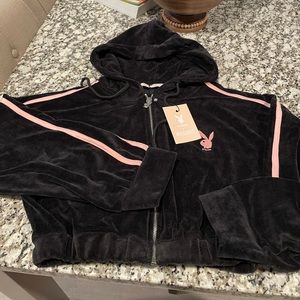 Playboy Bunny Cropped Sweatshirt